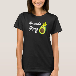 Camiseta Rei do Abacate Fruta Abacate Guacamole Comida