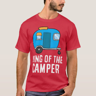 Camiseta Rei do Acampamento Camper Rv Camper Pai Presente d