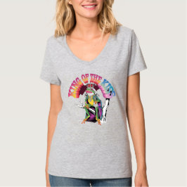 Camiseta Rei do Beijo: Arte e Sapo de Árvore Fotorealista