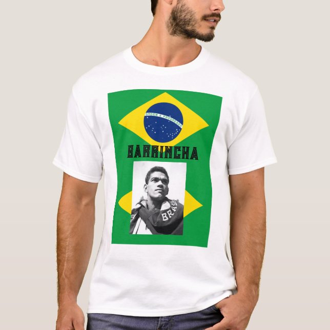 Camiseta REI DO Camisa-T de GARRINCHA DE FUTEBOL (Frente)