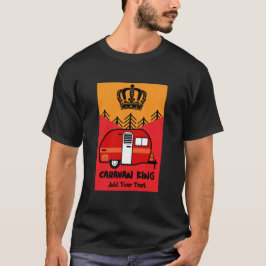 Camiseta Rei do Camper - Engraçado Acampamento RV
