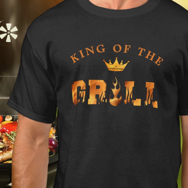Camiseta Rei do CHURRASCO Grill (Criador carregado)