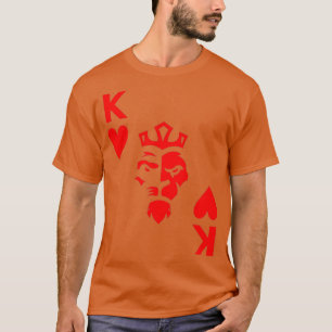 Camiseta Rei do Coração Cartaz Leão Rei do Gambler