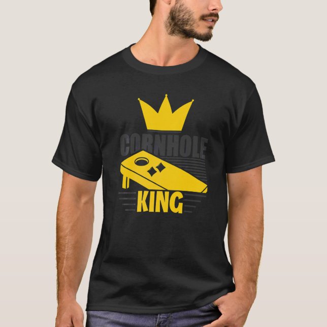 Camiseta Rei do Cornhole (Frente)
