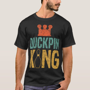 Camiseta Rei do Duckpin Boliche de Pinos de Boliche