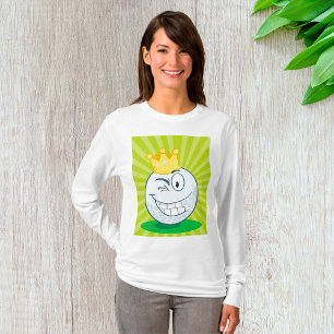 Camiseta Rei do Golfe Bola de Golfe Engraçado