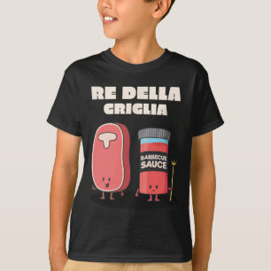 Camiseta Rei Do Grelha Do Churrasco De Grelha