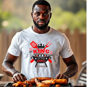 Camiseta Rei do Grill - CHURRASCO