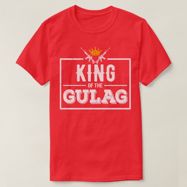 Camiseta Rei do Gulag (Frente do Design)