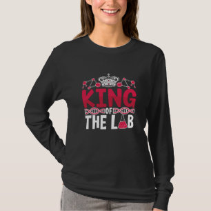 Camiseta Rei Do Laboratório De Ciência Técnica Do Laboratór