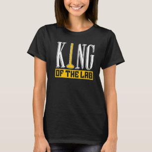 Camiseta Rei Do Laboratório Médico Químico De Tecnologia Do