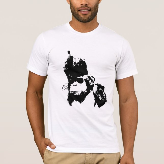Camiseta Rei do macaco dos grafites (Frente)