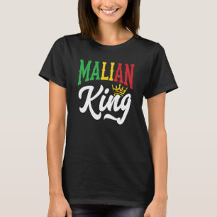 Camiseta Rei do Mali Bandeira do Mali Maliano