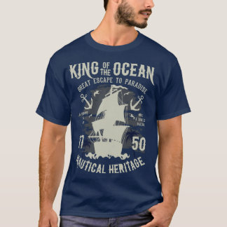 Camiseta Rei do oceano, patrimônio náutico