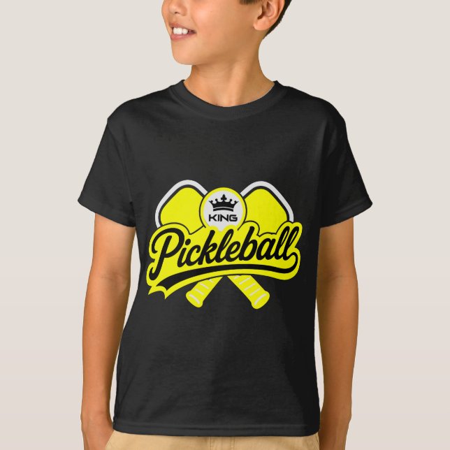 Camiseta Rei do Pickleball Campeão (Frente)
