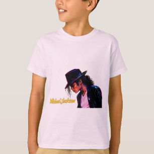 Camiseta Rei do Pop Lenda do Moonwalk Design Retrô Tributo