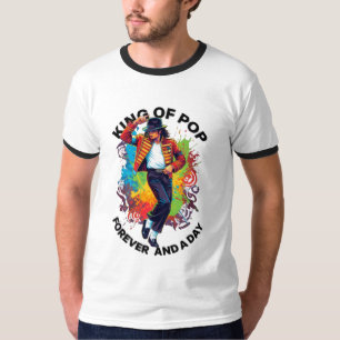 Camiseta Rei do Pop Para Sempre e um Dia