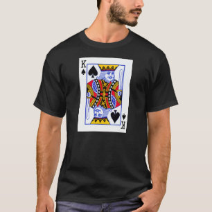 Camiseta Rei do preto das pás