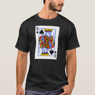 Camiseta Rei do preto das pás