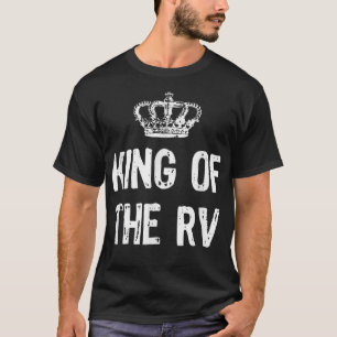 Camiseta Rei Do RV Acampando Engraçado Presente No Natal
