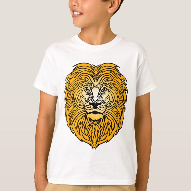 Camiseta Rei do t-shirt do menino da selva (Frente)