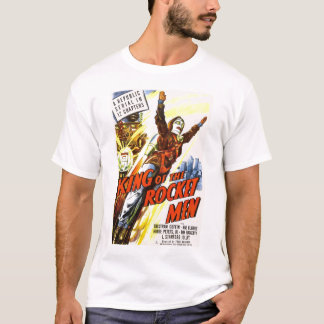 Camiseta Rei do t-shirt dos homens de Rocket