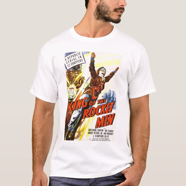 Camiseta Rei do t-shirt dos homens de Rocket (Frente)