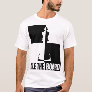 Camiseta Rei do Xadrez Domina o Tabuleiro