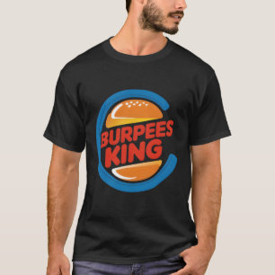 Camiseta Rei dos Burpees Cardio Ginásio Fisiculturismo Aman