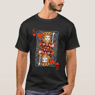 Camiseta Rei Dos Cartões De Dia Das Bruxas