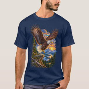 Camiseta Rei dos Céus do Norte – Águia Americana Vintage
