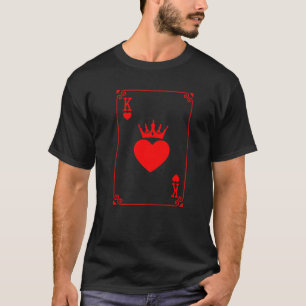 Camiseta Rei Dos Corações Rei E Rainha Casal Hallowee