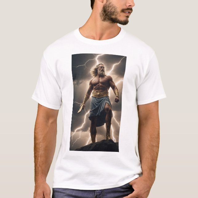 Camiseta Rei dos Deuses Zeus - mitologia grega (Frente)