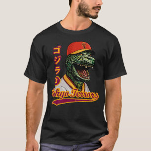 Camiseta Rei dos Monstros Kaiju Baseball
