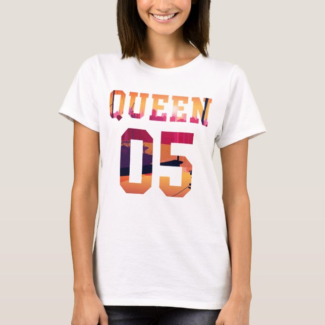 Camiseta Rei e Rainha juntos desde 2005 (Frente)