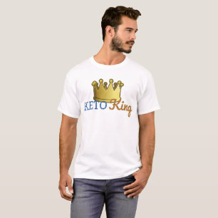 Camiseta Rei engraçado Coroa do Keto
