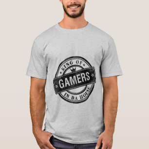 Camiseta Rei engraçado do t-shirt do Grunge do jogo dos