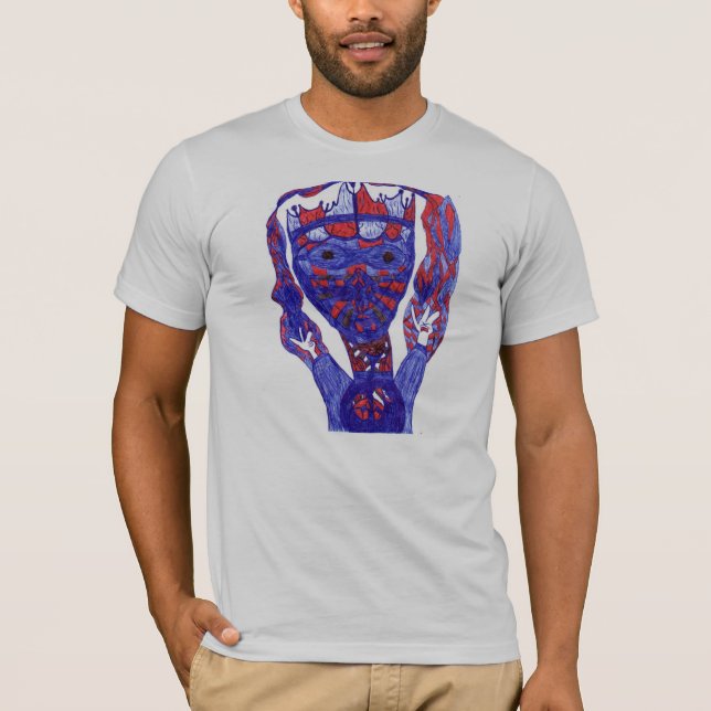 Camiseta Rei estrangeiro americano T-shirt (Frente)