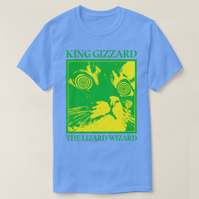 Camiseta Rei Gizzard, o Feiticeiro do Lizard, fez a tapeçar (Frente do Design)