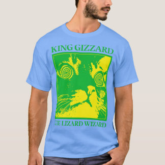 Camiseta Rei Gizzard, o Feiticeiro do Lizard, fez a tapeçar