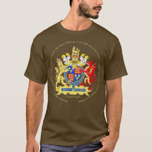 Camiseta Rei Henrique VIII na frente, Esposas Si na parte d