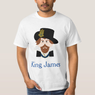 Camiseta Rei James VI da Escócia e James I da Inglaterra 
