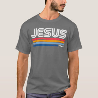 Camiseta Rei Jesus Design Retrô Vintage