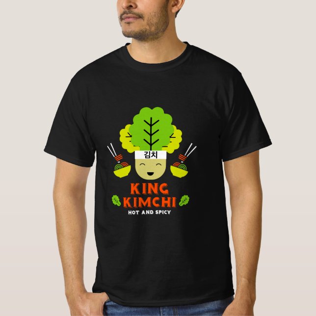 Camiseta Rei Kimchi Quente e Apimentado (Frente)