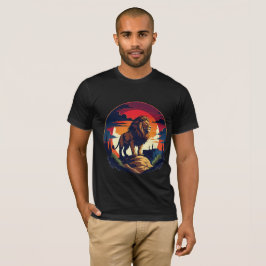 Camiseta Rei Leão do Presente Masculino da Camisa-Selva