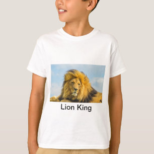 Camiseta - Rei Leão Impressões de safári african