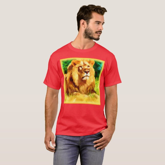 Camiseta Rei Leão Na Floresta. Comprar Agora (Frente Completa)