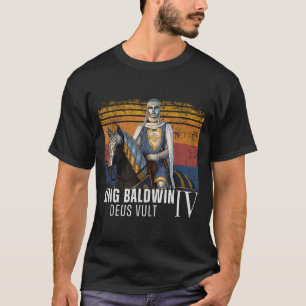 Camiseta Rei Máscara de Prata Baldwin Iv Máscara Dourada Ar