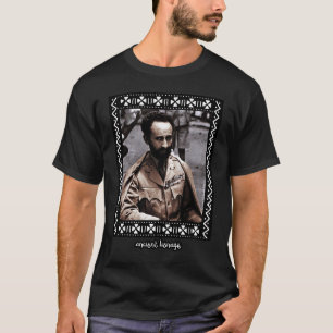Camiseta Rei Militar Selassie I Rasta