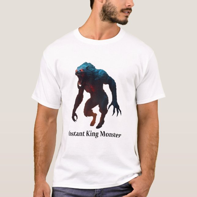 Camiseta Rei Monstro - Criatura Majestosa Ill (Frente)